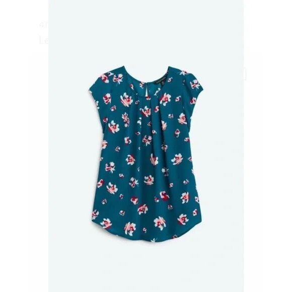 41 Hawthorn Lexie Pleat Front Blouse Size Small Petite NWT - Picture 2 of 4